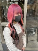 ピンクアウターカラー