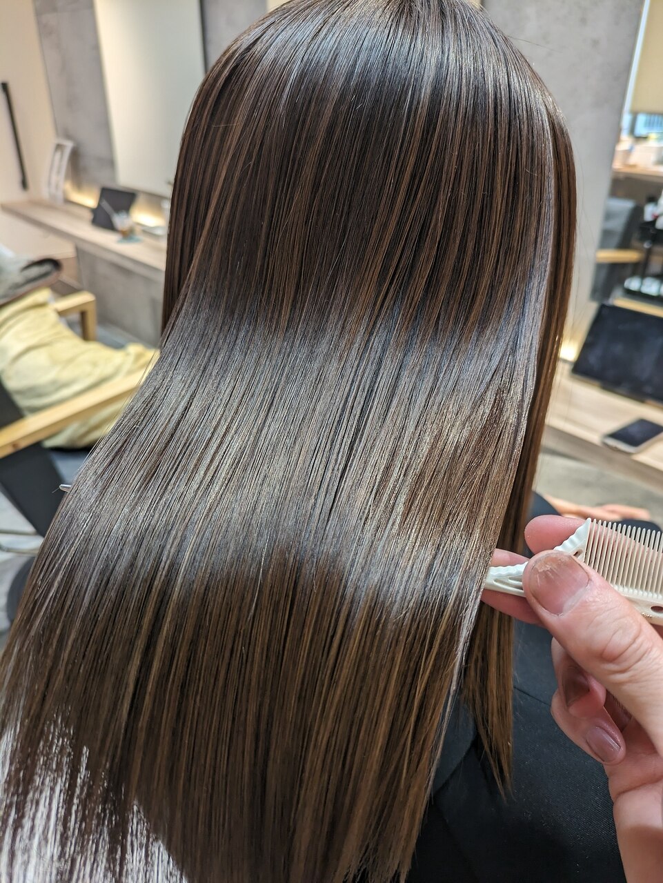 ベース8lvオリーブブラウン×細メッシュ：L197662069｜エニー(ENii)の