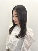 黒髪×ロング地毛風ストレート20代30代40代