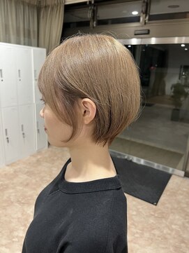 オーダイム(ou' dime) ミルクティーベージュ×丸みショート