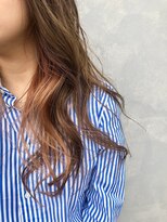 ヴァンクラウドフロムコウベ 恵庭店(VENT CLOUD from KOBE)&nbsp;大人可愛いインナーカラー艶髪アンバーベージュ