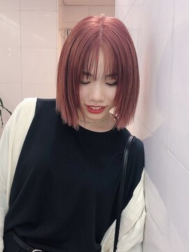 キーゴ 博多(KY-GO.) ピンクブラウン×ボブ