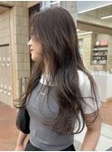 ブリーチなし ブラウンカラー くすみベージュ/momoka