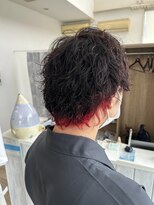 ラヴィラ(la villa)&nbsp;波巻きスパイラルパーマ/ポイントカラー