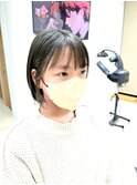【学割U24】 女子中/高学生カット(韓国系スタイル♪)