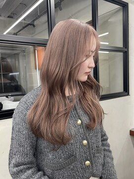 ニコ トウキョウ 渋谷(nico TOKYO) ミルクティーベージュ/ベージュ/ケアブリーチ/透明感カラー