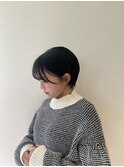 20代30代大人可愛い★小顔ボブ丸みショートウルフカット