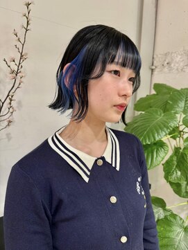 クリアーオブヘアー 栄南店(CLEAR of hair) ボブ×インナーカラー/RIHO