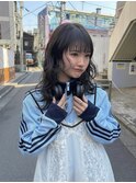 【MAO】レイヤーミディアム/暗髪/オリーブカラー/透明感