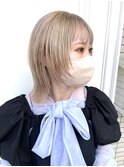 ペールベージュ【山口市美容室】【山口市ハイトーン】