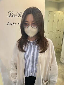 ロア ヘアーコーディネート 四条烏丸店(LoRE hair coordinate) 流行りのワンホンレイヤーで華やかに
