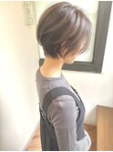 旬な丸みショートヘア　20代30代40代