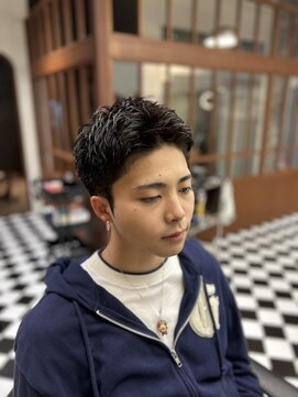 フランクス バーバー ウエストトウキョウ 吉祥寺店(FRANK’S BARBER WEST TOKYO) 刈り上げスパイキーショートY