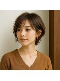 美シルエットショートレイヤーボブ 20代 30代 40代 50代 60代