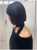 大阪梅田/着物ヘア/大人ガーリー/ダークアッシュ/似合わせカット