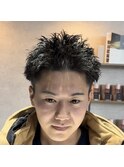 スパイキーパーマ