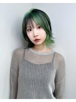 ヌル 原宿店(Null) セクションカラー/ケアブリーチカラー/スラッシュカラー/ウルフ