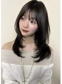 透明感カラー/ワンホンヘア/韓国ヘア/顔まわり/大阪/梅田