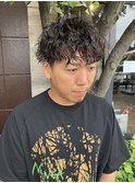 【ツイストスパイラルパーマ】【癖毛風パーマ】【マッシュ】