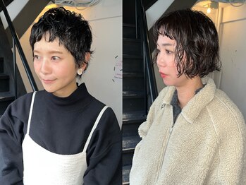 ボウ(BOW)の写真/【本町駅すぐ】大人っぽさと個性を両立したショートスタイルに♪再現性高く、自宅でも簡単にスタイリング◎