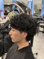 オーバルバイアピッシュ(OVARL by apish)&nbsp;シャドウパーマメンズサロンメンズカットメンズパーマ