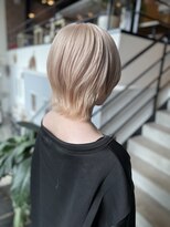 if ショートウルフ/ホワイトブロンド