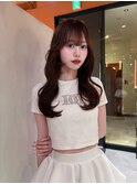 ほんのり春のピンクブラウン