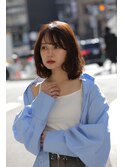 レイヤーカット/イメチェン/ホワイトブロンド/シャドウレイヤー