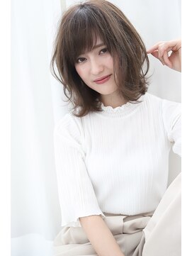 フレーム へアアンドトリートメント 天王寺北口店(FRAME) 【FRAME  天王寺あべの】大人可愛い☆ふんわりミディ