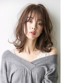 Euphoria】簡単スタイリング/外ハネゆるふわパーマモカブラウン