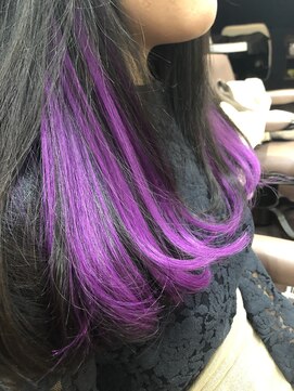 ディー エメ(D-aimer-) インナーメッシュエクステ・パープル　【シールエクステ】