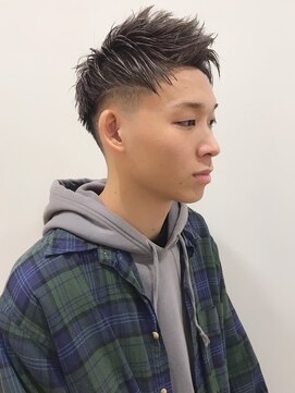 ラパンセ ブルー(LA PENSEE BLEU) 【LA PENSEE】ショートレイヤー アップバング ツーブロック