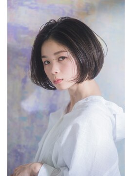 ヴァンクシー バイ ルナ(VANKCY by Luna) 大人可愛い 大人 ショート ボブ 簡単 小顔 30代 40代 登戸