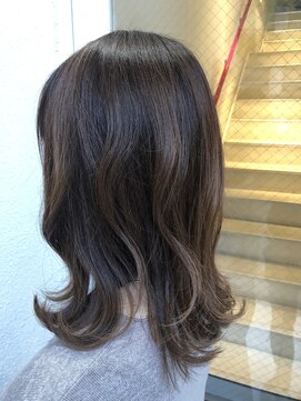 美容室 スタジアム(Stadium) throwカラー　ツヤ感バイオレット