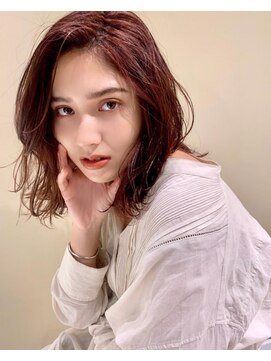 フォルテ 掛川店 甘すぎない大人ピンクブラウンカラー☆