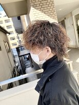 ブレイズ ザ サロン(BLAZE THE SALON)&nbsp;無造作束感波巻きスパイラルウルフショート【BLAZE 大庭】