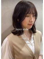 ヘアアンドメイク 心座(hair&make) くびれレイヤー