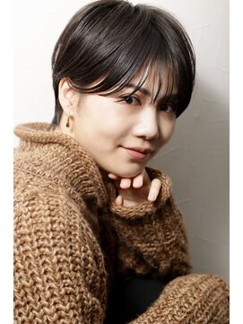 プランツヘアー シースルーバング 大人マッシュショート