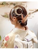 ヘアセットサロンエッジ(Edge)&nbsp;成人式シンプルシニヨン
