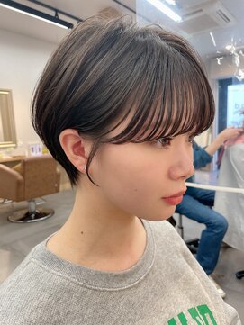 サンド 表参道(sand) ショートボブパーマ20代30代40代イヤリングカラー大人可愛い