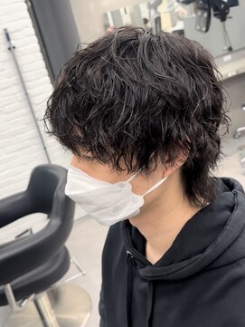 オーバルバイアピッシュ(OVARL by apish) 波巻きパーマウルフ