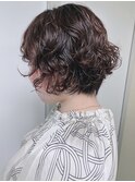 【morio原宿】癖毛風パーマ　強めパーマ　ショートパーマ　宮本