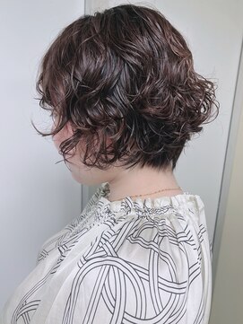 モリオフロムロンドン 原宿本店(morio from London) 【morio原宿】癖毛風パーマ 強めパーマ ショートパーマ 宮本