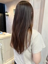 キャアリー(Caary)&nbsp;福山ロングヘア美髪縮毛矯正酸性ストレート艶髪レイヤーカット