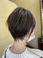 美容室 ホワイトボックス 本店 動きの出やすいスタイルです。