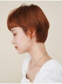 ショート韓国ボブハイライト髪質改善ブリーチ前髪20代30代