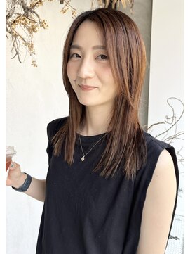 ディレクト(Direct) 《Direct》顔まわりカット×美髪ストレート