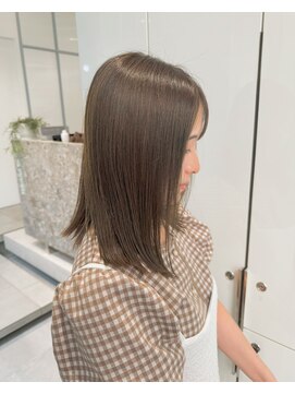 ガリカ 大名(Gallica) <オバマ>ブリーチなしダブルカラーで作るオリーブベージュ