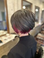 美容室キャン(CAN) ショート×インナーカラー