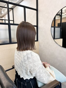 マイルームギンザ 銀座店(my room GINZA) ブラウン 外はねボブ 銀座 東銀座